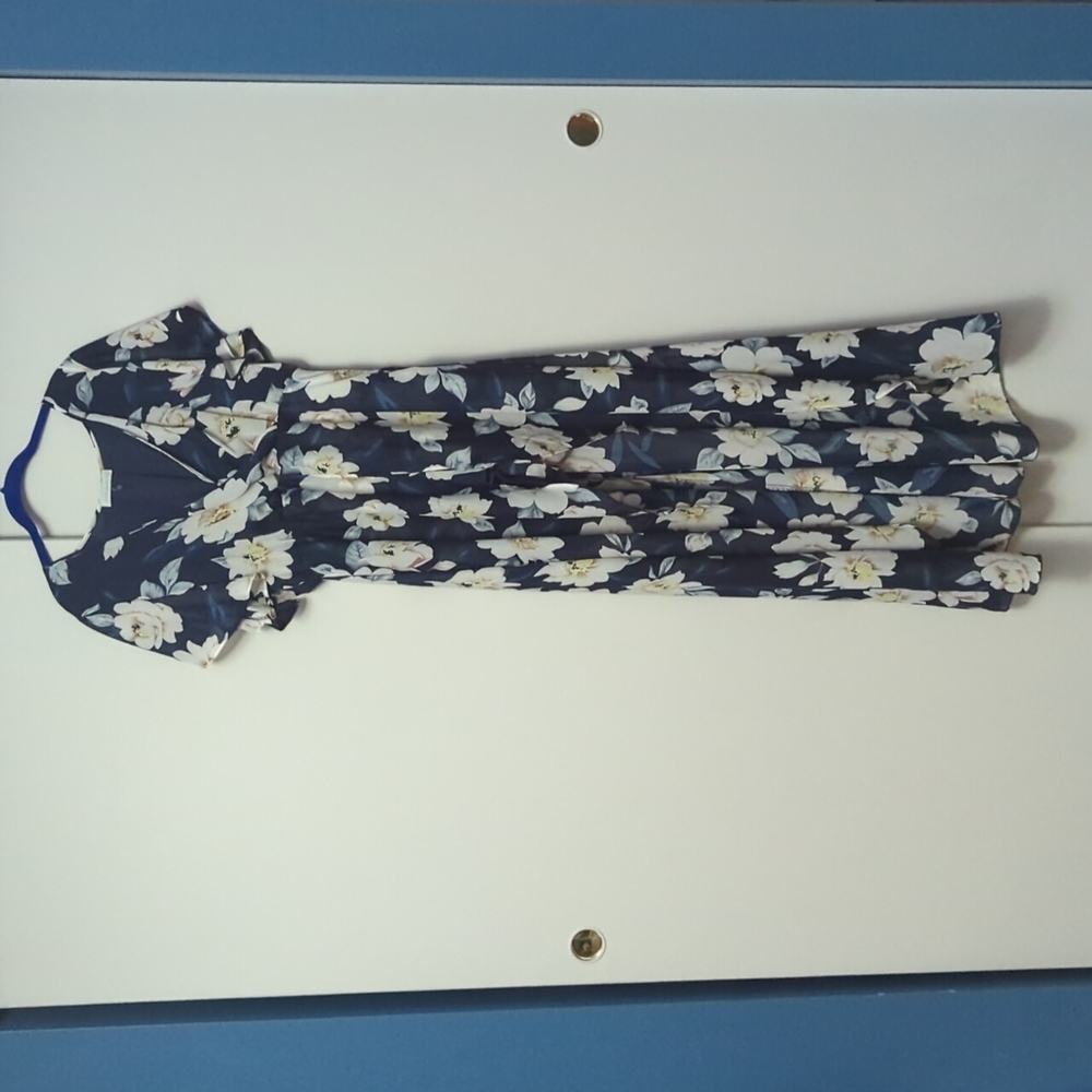 Floral high low romper